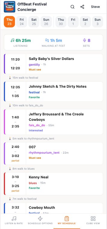 Your Jazz Fest schedule